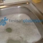 lavaboda su birikiyor