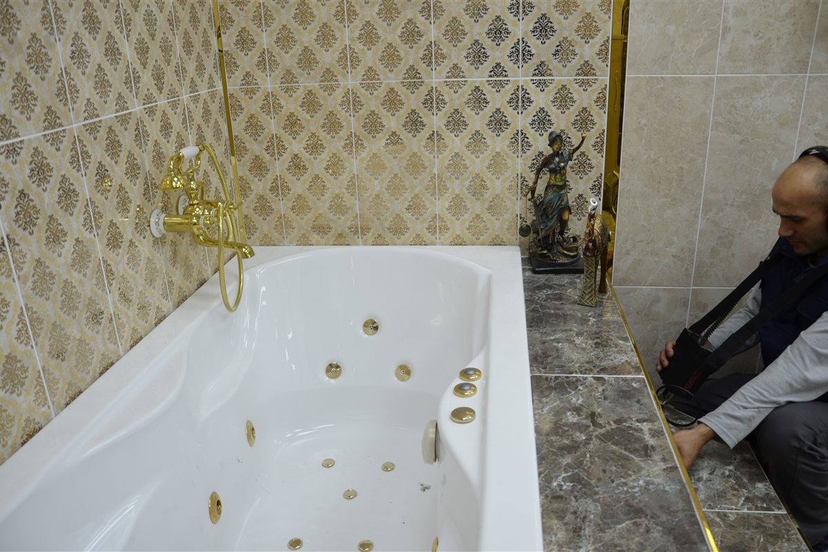 Ataşehir su kaçağı tespiti için banyo hattı incelemesi